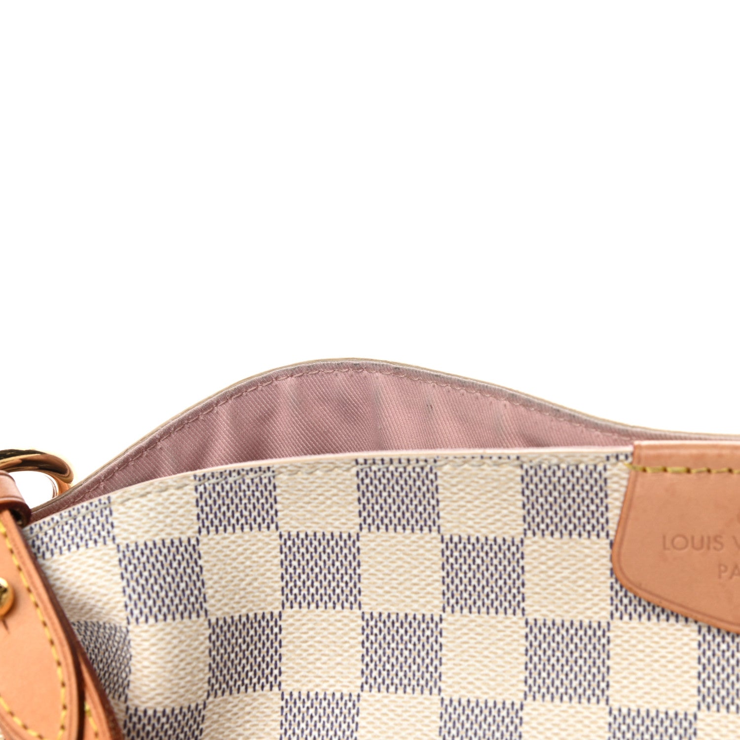 Louis Vuitton Damier Azur Graceful MM Rose Ballerine 10 of 10