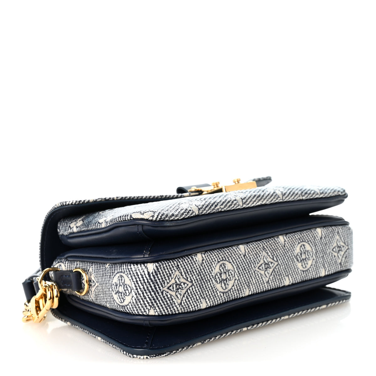Louis Vuitton Monoglam Pochette Metis East West Blue 4 of 9
