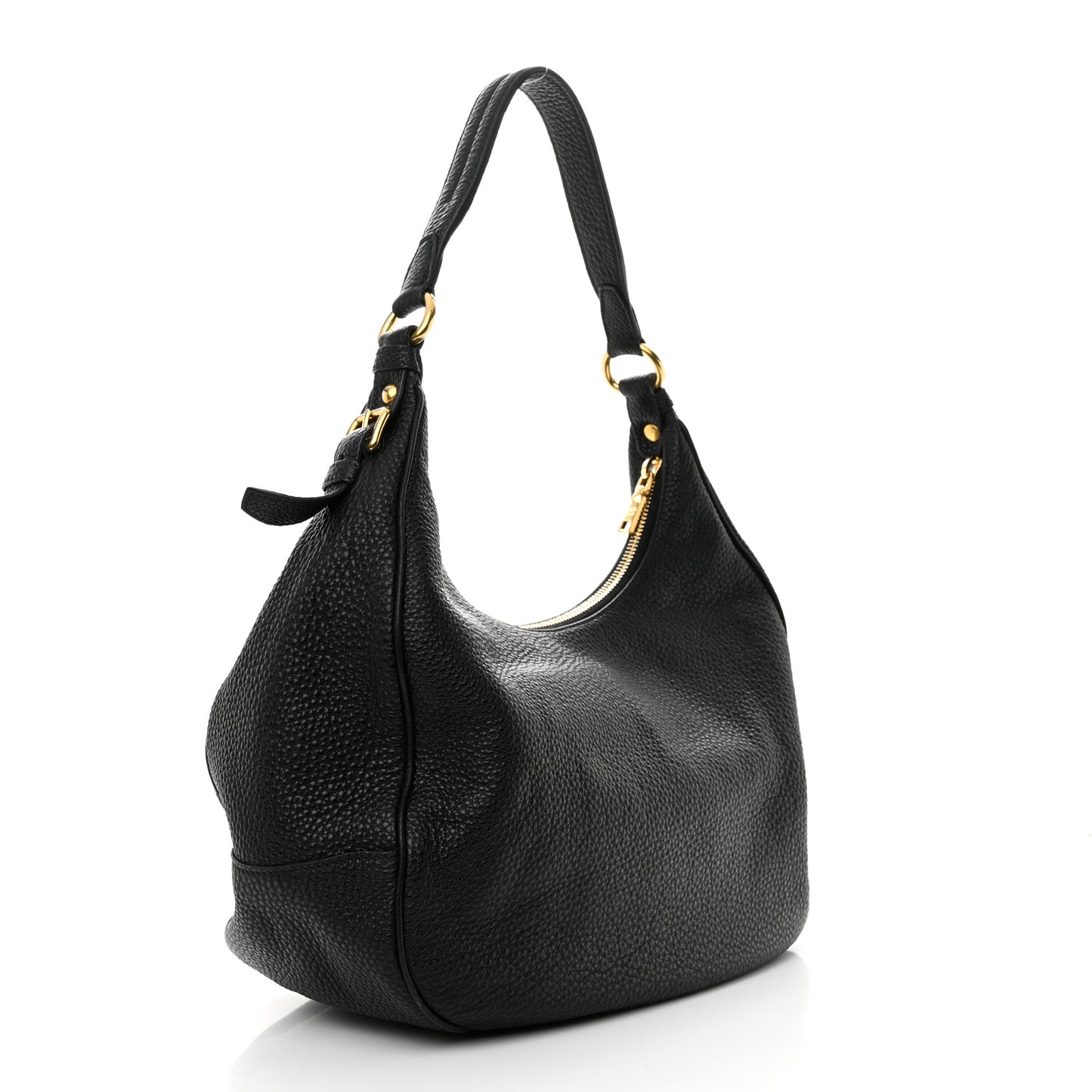 Vitello Daino Hobo Black