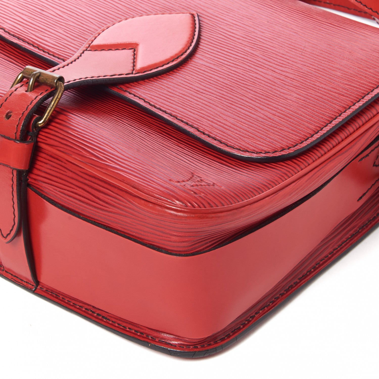 Louis Vuitton Epi Cartouchiere 22 Red 5 of 8