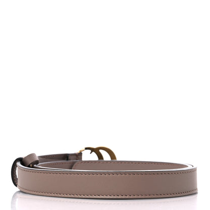Gucci Calfskin Double G 20mm Belt 70 28 Porcelain Rose 2 of 5