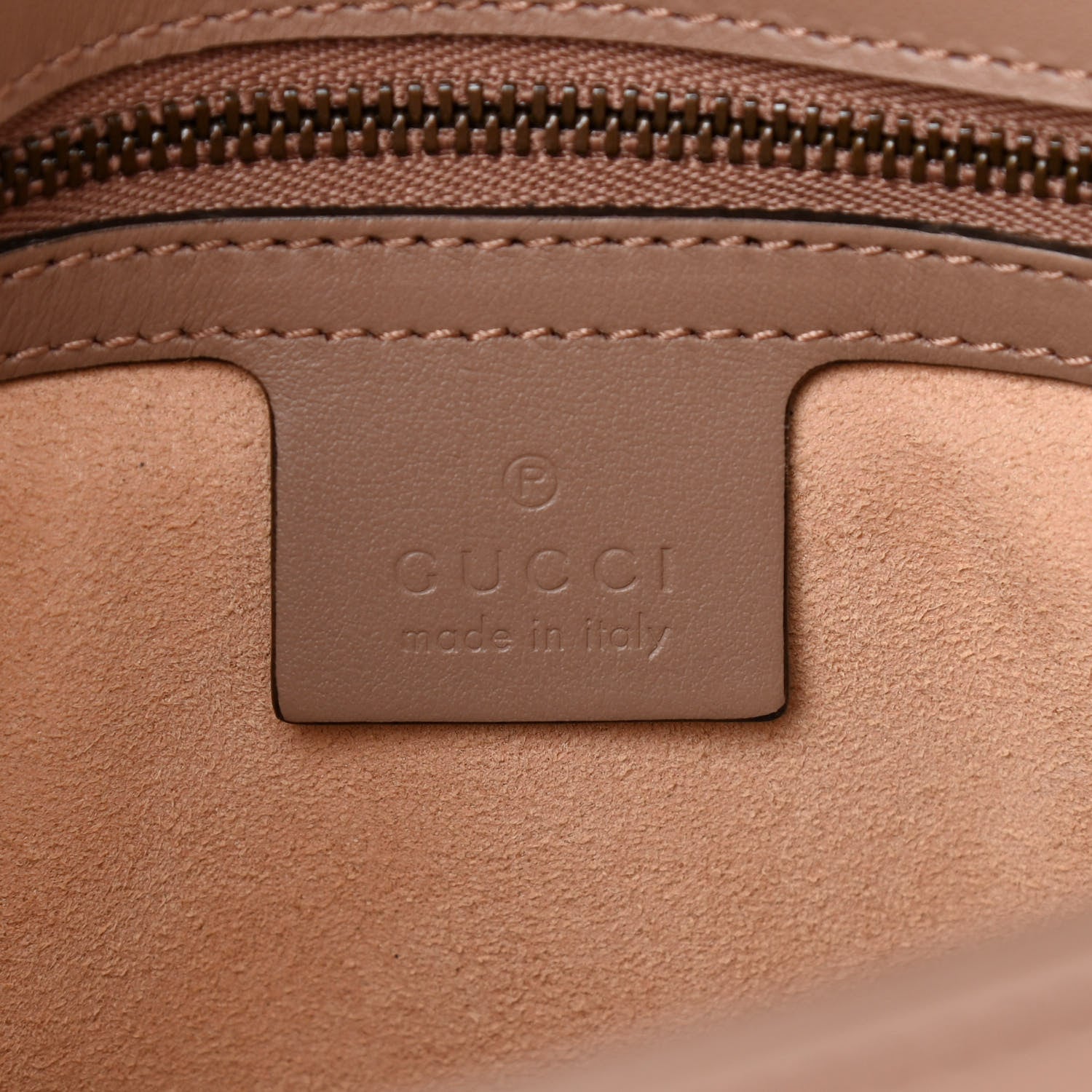 Gucci Calfskin Matelasse Small GG Marmont Shoulder Bag Porcelain Rose 6 of 10
