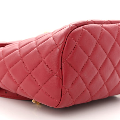 Chanel Calfskin Quilted Mini Urban Spirit Backpack Red 9 of 10