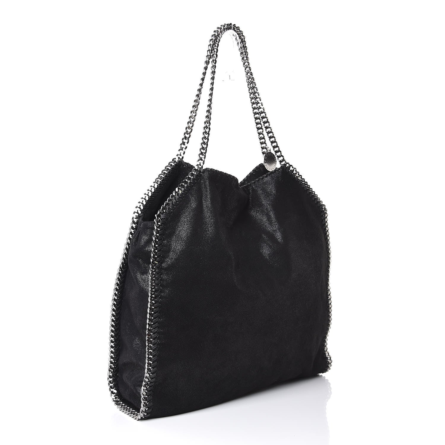 Stella McCartney Shaggy Deer Big Falabella Tote Black 3 of 8