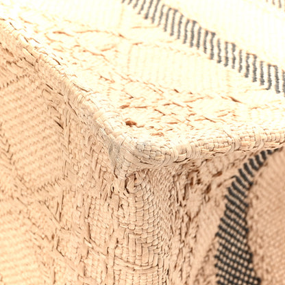 Christian Dior Raffia Cannage Medium Book Tote Natural 11 of 11