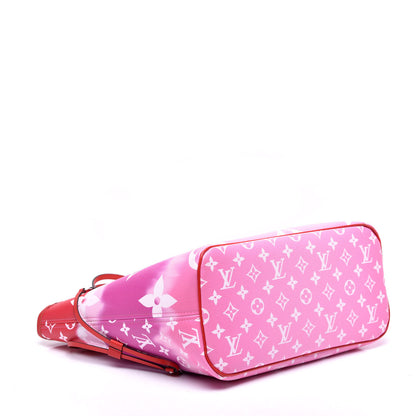 Louis Vuitton Monogram Escale Neverfull MM Rouge 4 of 8