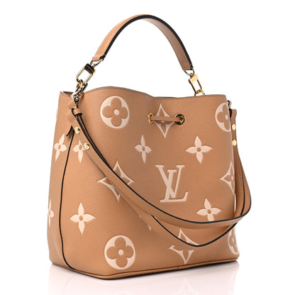 Louis Vuitton Empreinte Monogram Giant Neonoe MM Arizona Beige 4 of 9