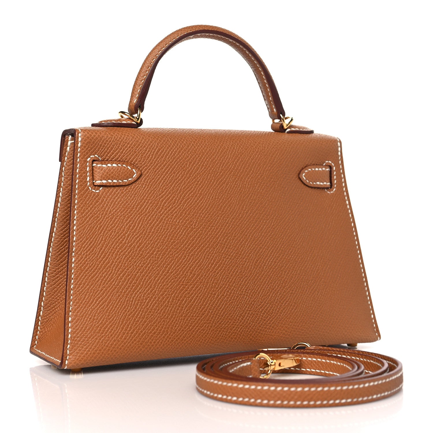 Hermes Epsom Mini Kelly Sellier 20 Gold 2 of 11