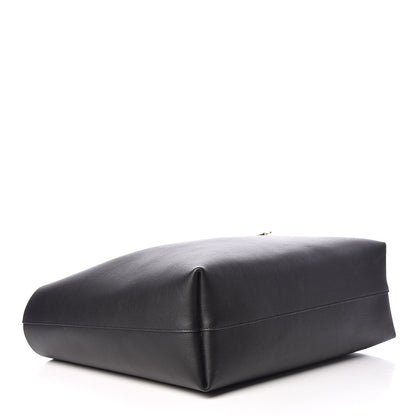 Saint Laurent Calfskin Large Shopping Tote Black 6 of 12