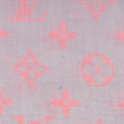 Louis Vuitton Cotton Monogram Sunrise Stole Blue Ciel 8 of 13