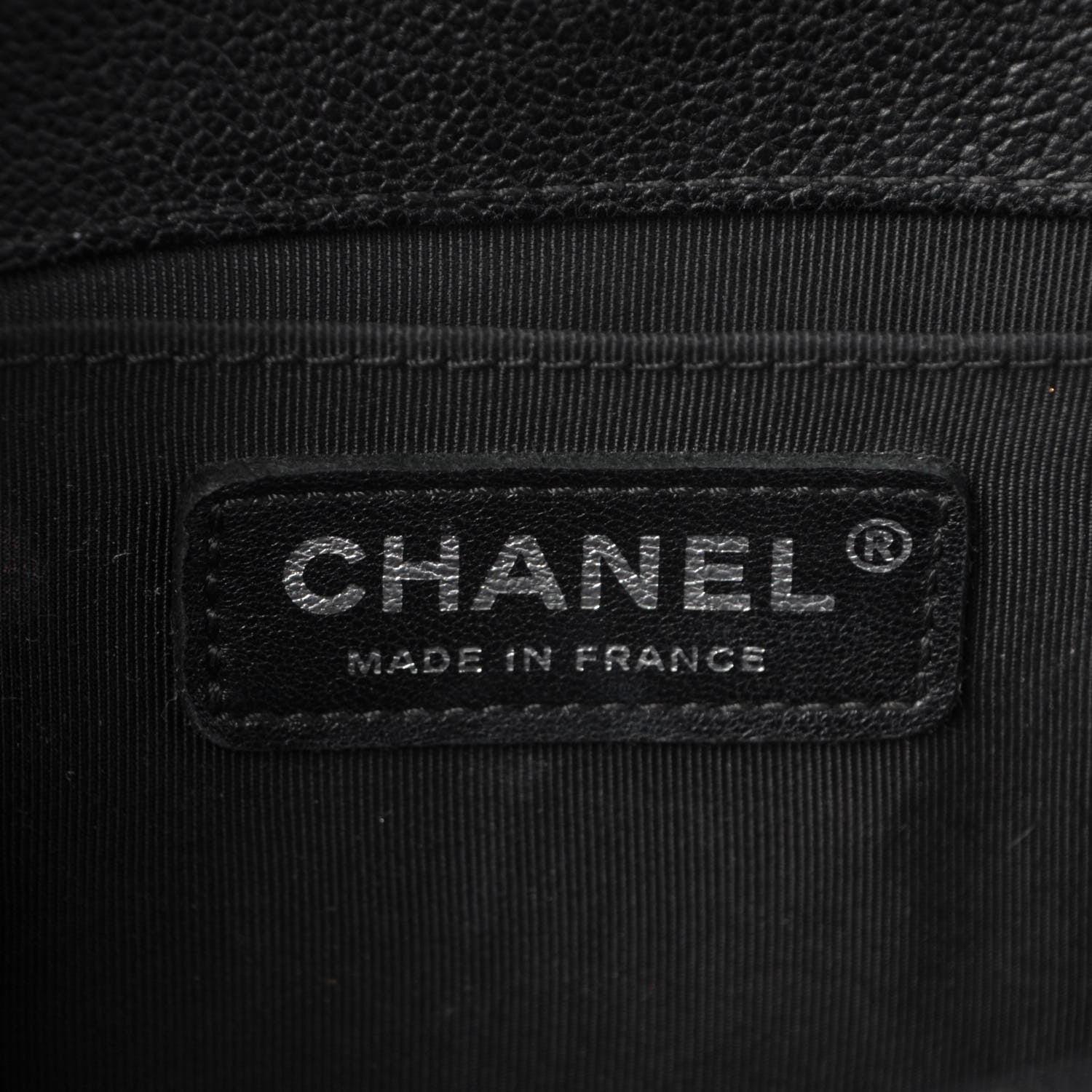 Chanel Caviar Quilted Medium Boy Flap Black 6 of 10