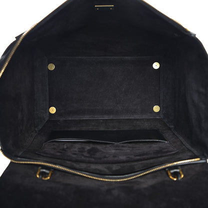 Celine Calfskin Crocodile Embossed Small Belt Bag Black 5 of 7