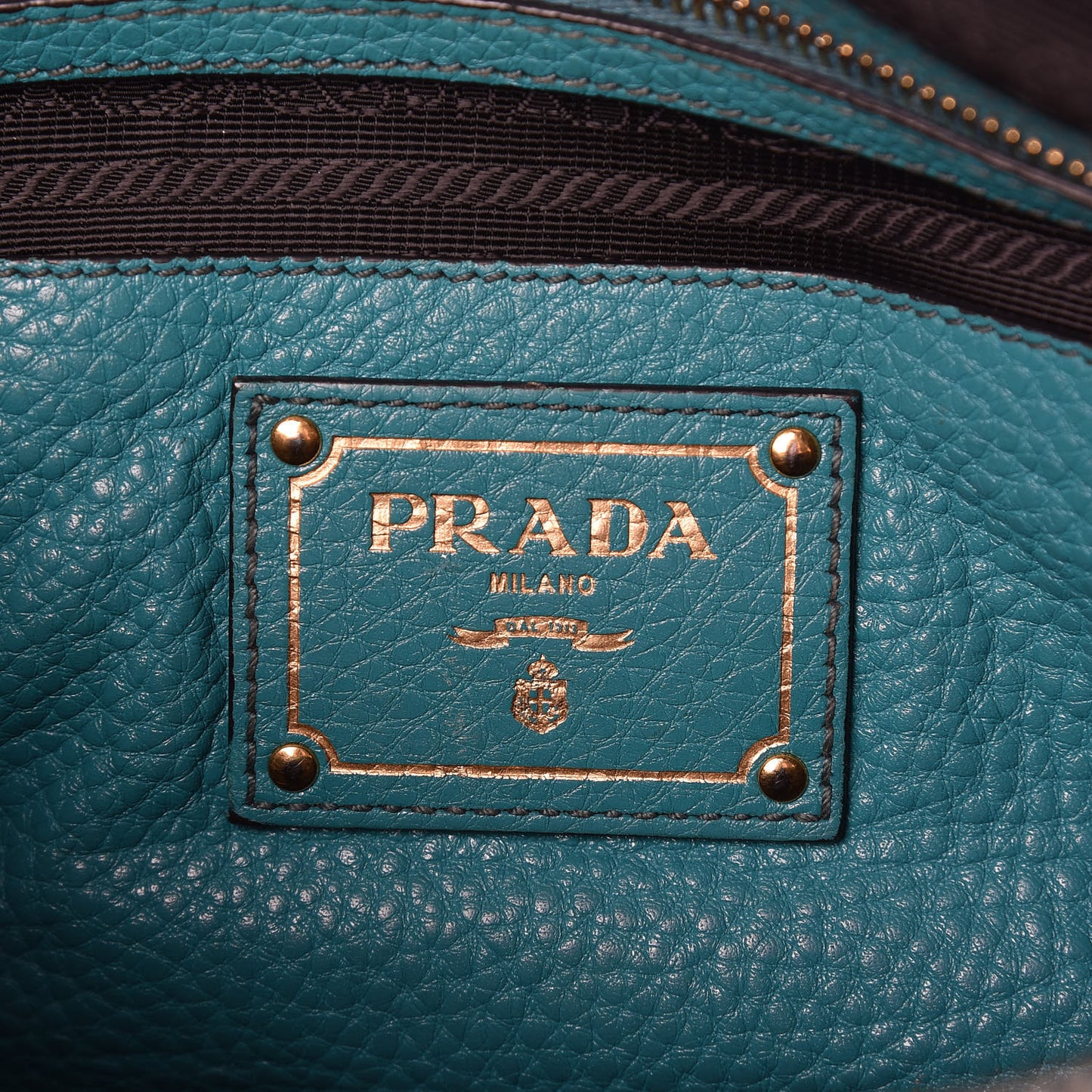 Vitello Daino Shopping Satchel Voyage Turchese