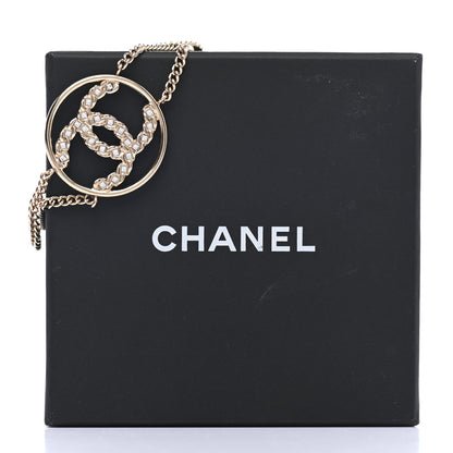 Chanel Baguette Crystal High Society CC Chain Bracelet Gold 6 of 6