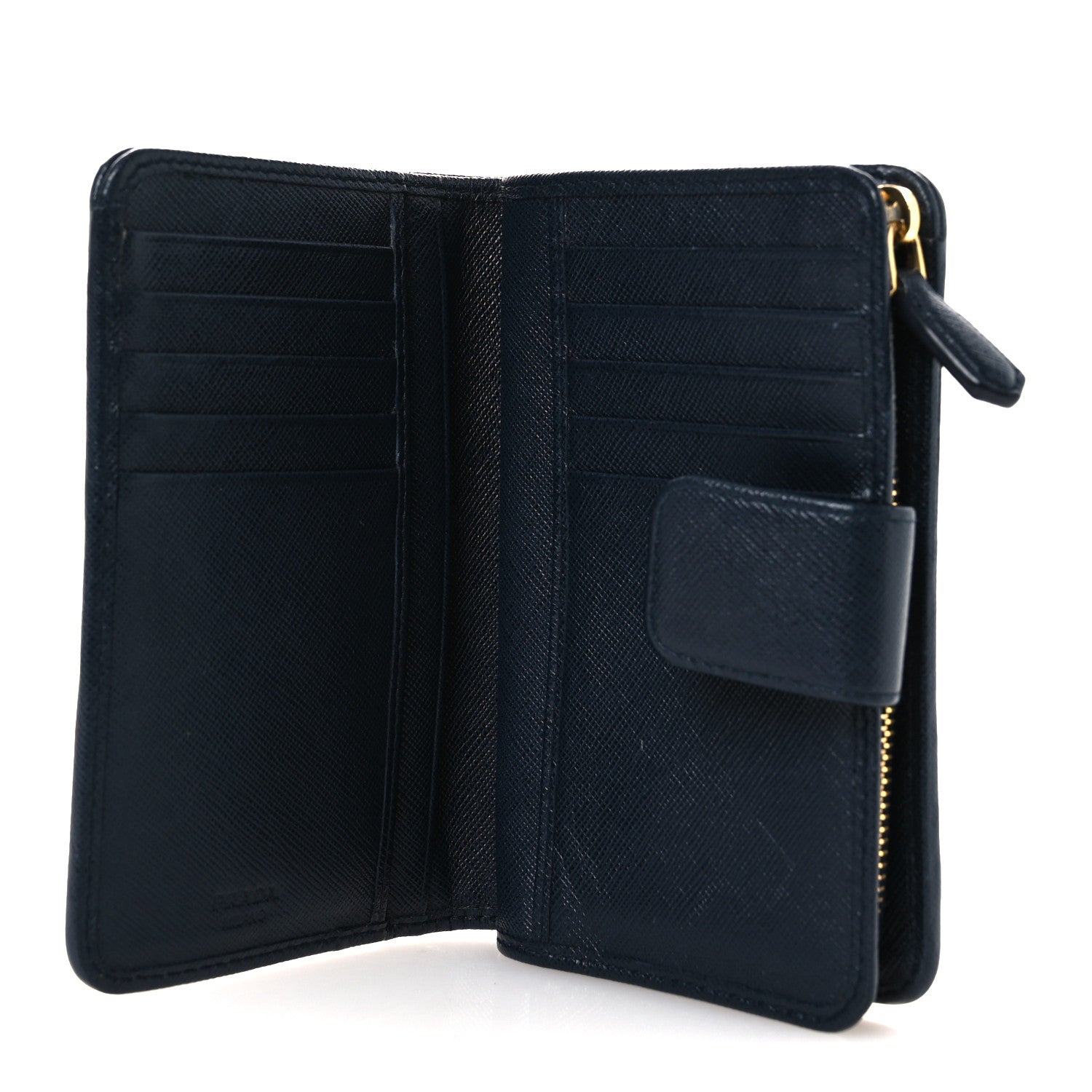 Prada Nylon Saffiano Metal Wallet Royal 5 of 10