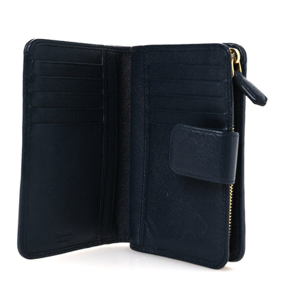 Prada Nylon Saffiano Metal Wallet Royal 5 of 10
