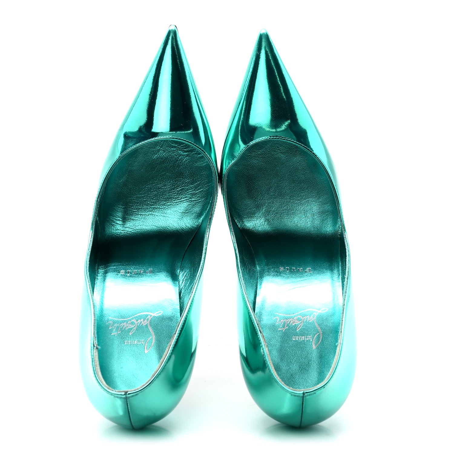Christian Louboutin Specchio Miss Z 100 Pumps 38.5 Iceberg 2 of 8