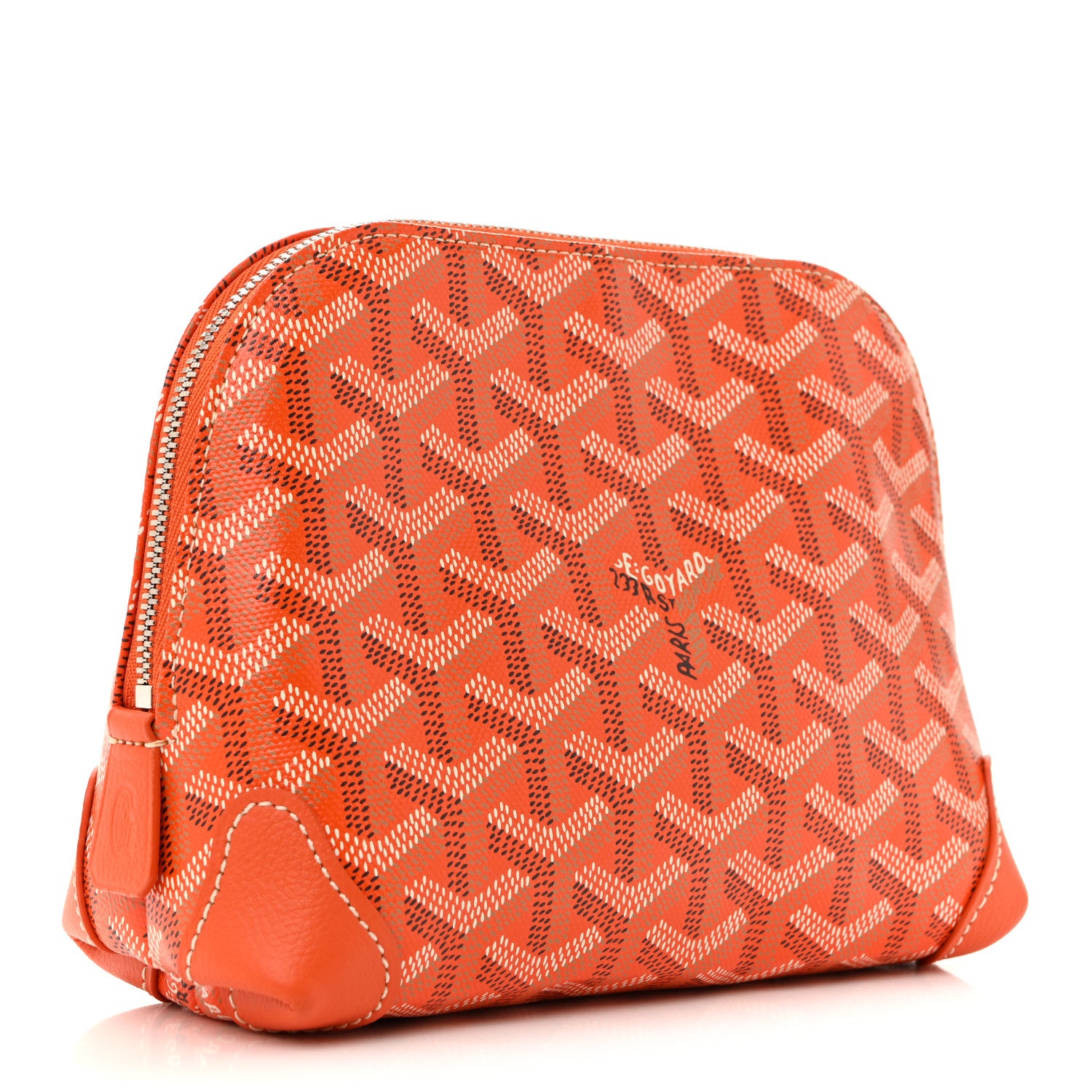 Goyard Goyardine Vendome Toiletry Pouch Orange 3 of 6