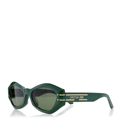 Christian Dior Acetate DiorSignature B1U Butterfly Sunglasses Green 1 of 7