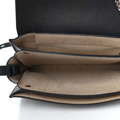 Chloe Suede Calfskin Small Faye Shoulder Bag Black 5 of 9