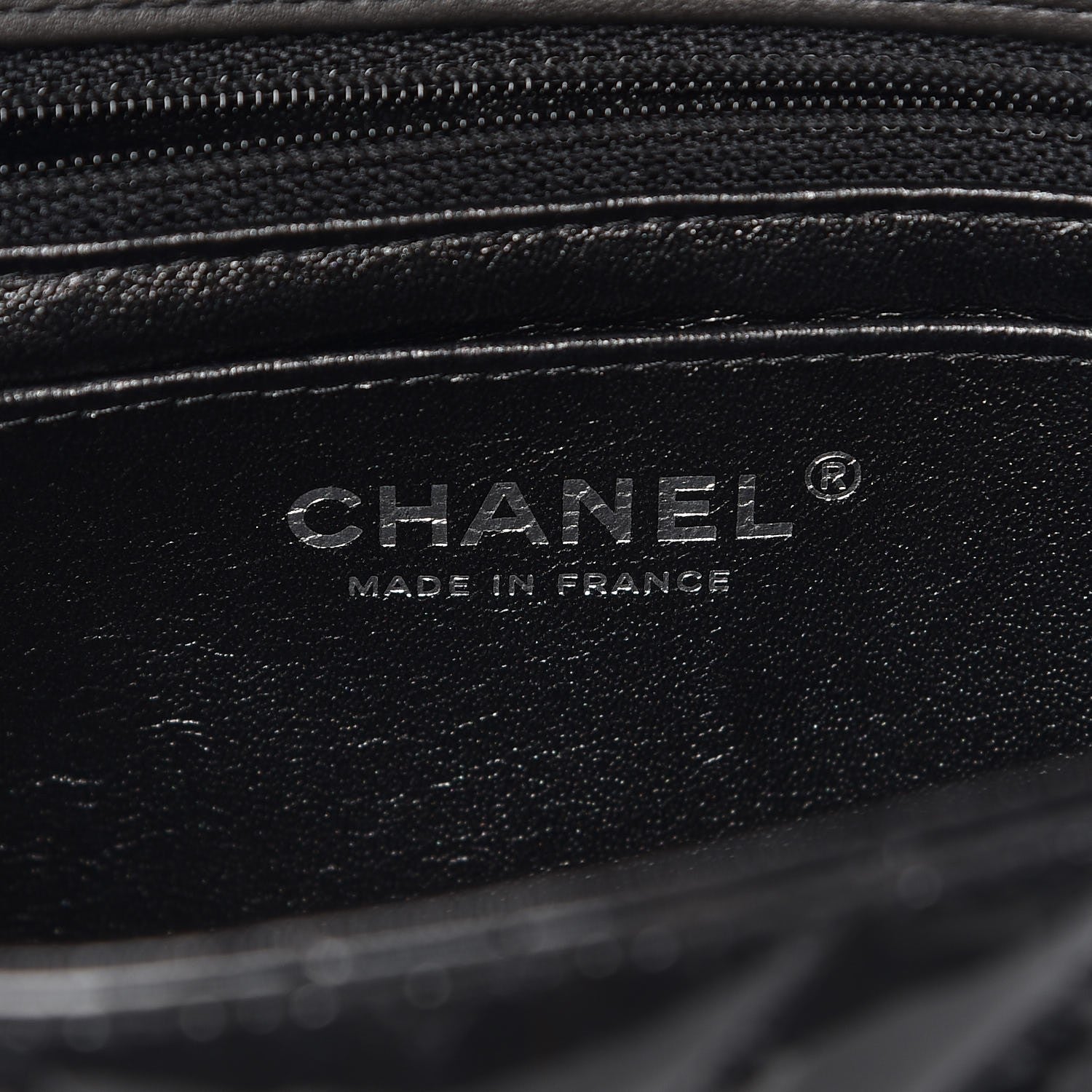 Chanel Patent Metallic Crumpled Calfskin Chevron Quilted Mini Rectangular Flap So Black 6 of 11