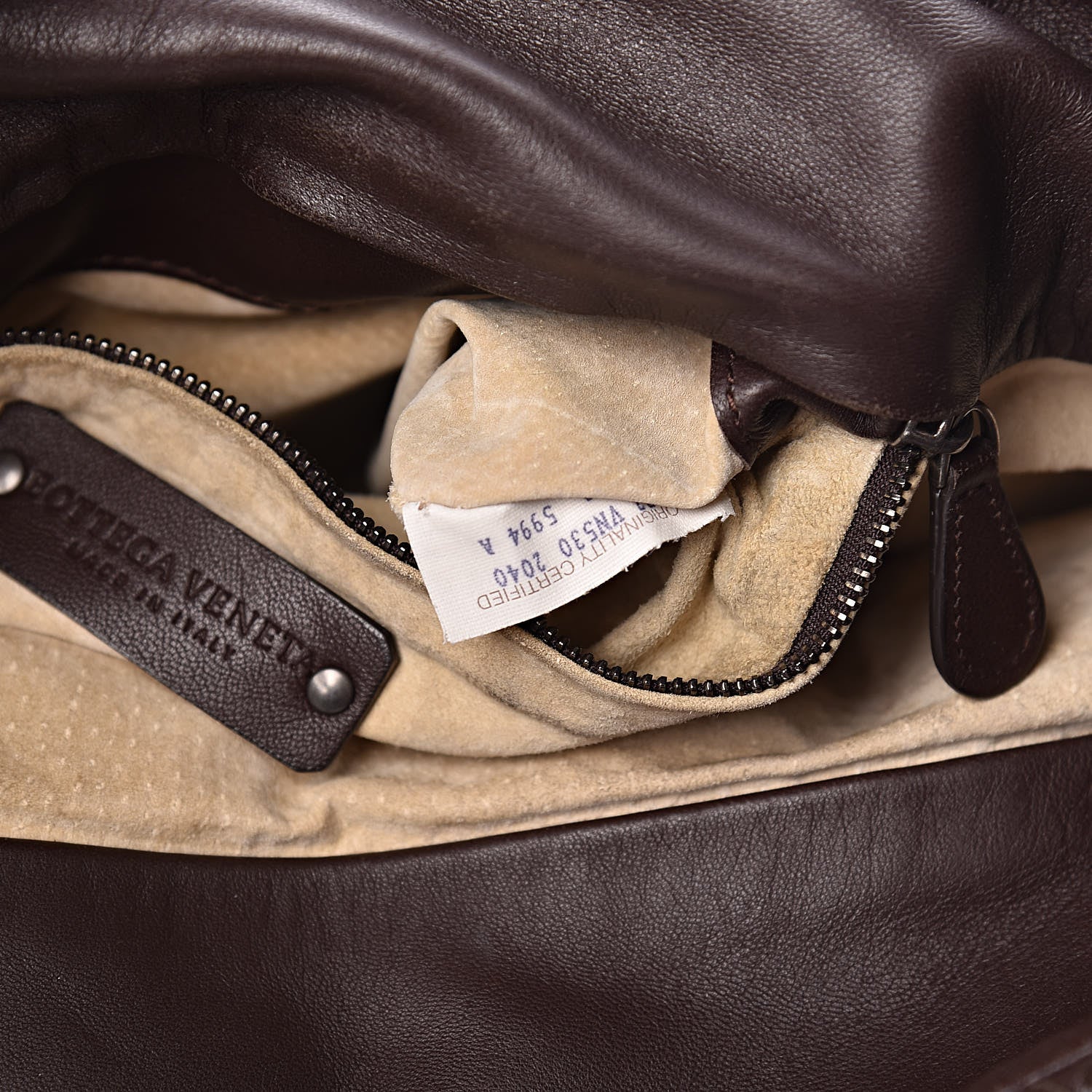 Bottega Veneta Nappa Intrecciato Pleated Tote Ebano 8 of 15