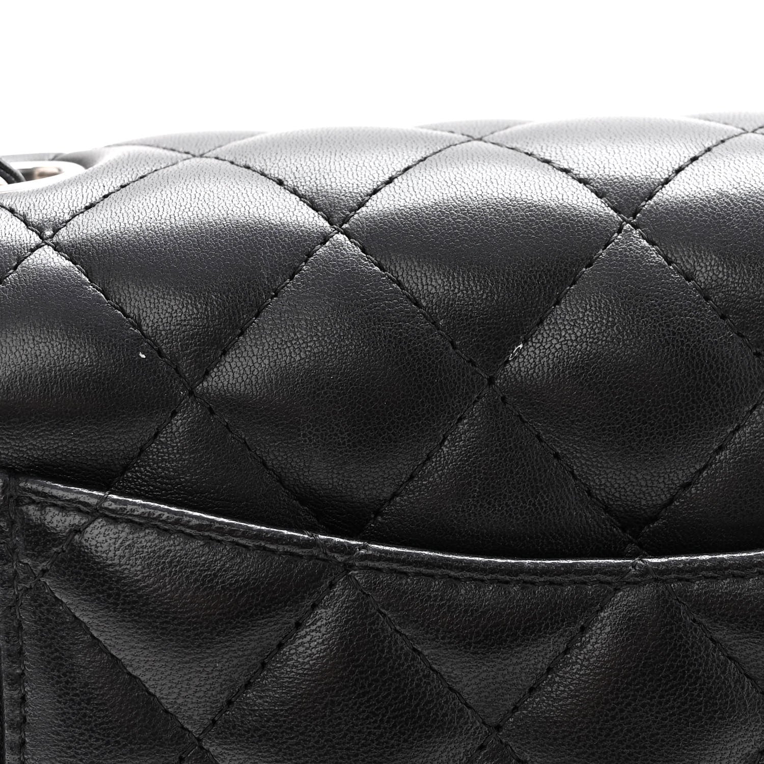 Chanel Lambskin Quilted Mini Rectangular Flap Black 10 of 10