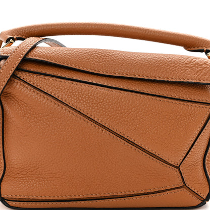 Loewe Calfskin Mini Puzzle Bag Tan 7 of 9