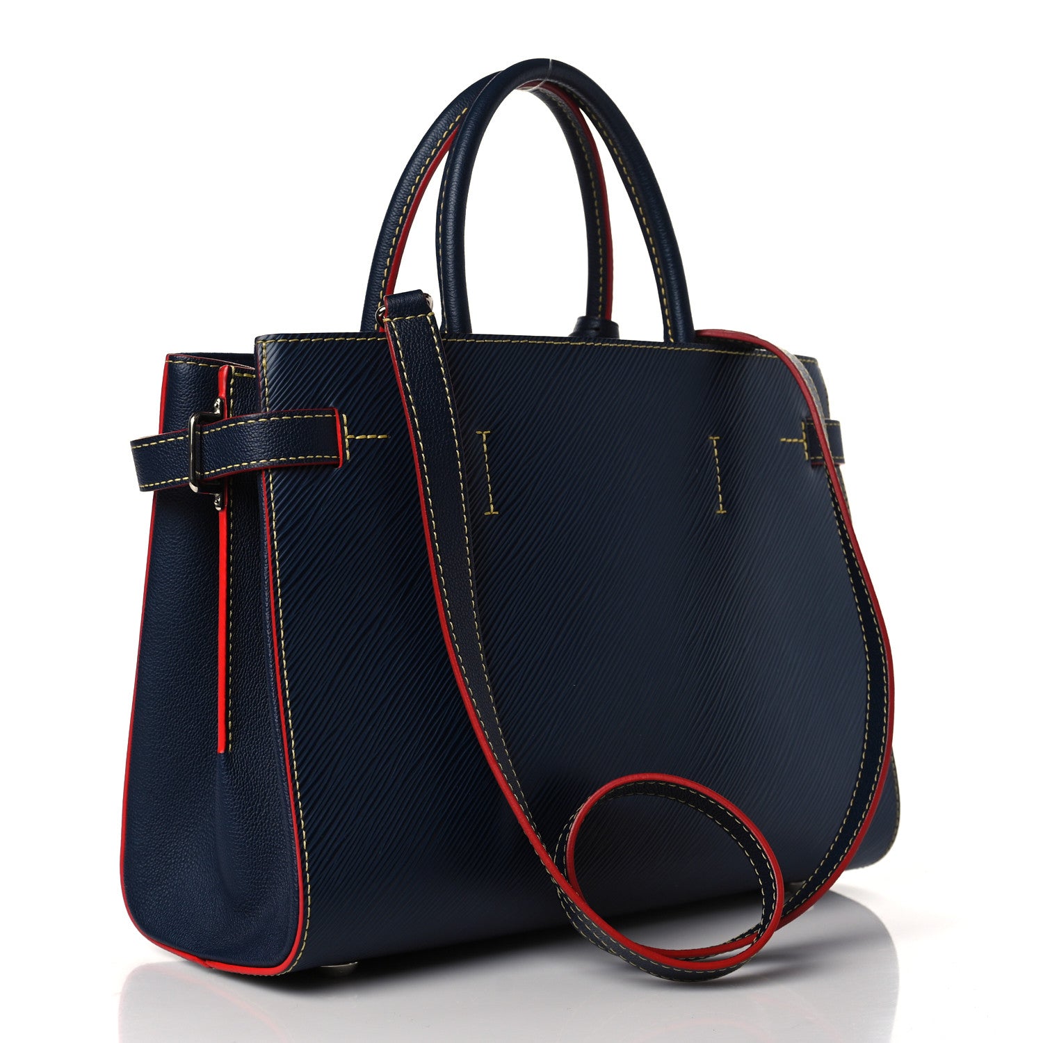 Louis Vuitton Epi Twist Tote Indigo 3 of 8