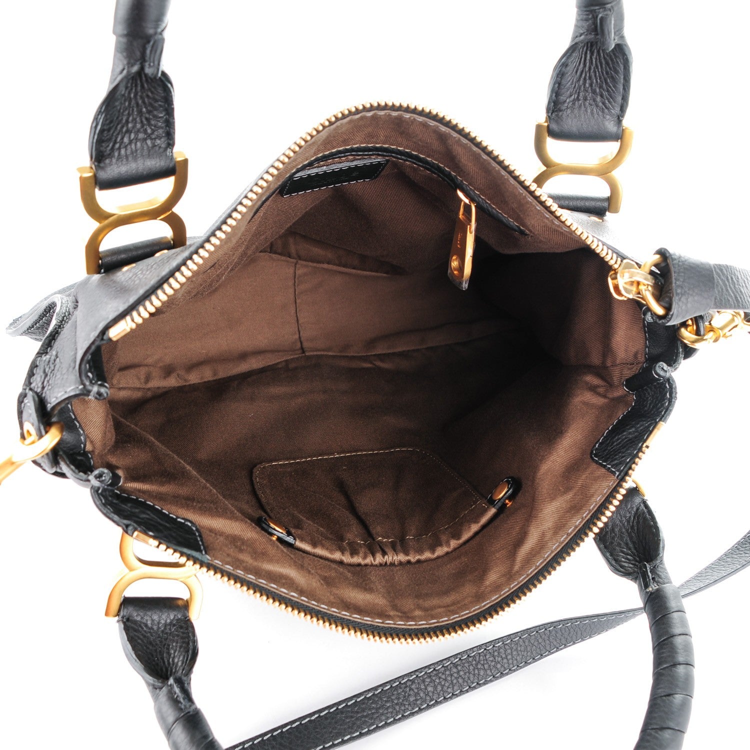 Chloe Calfskin Medium Marcie Satchel Black 5 of 7