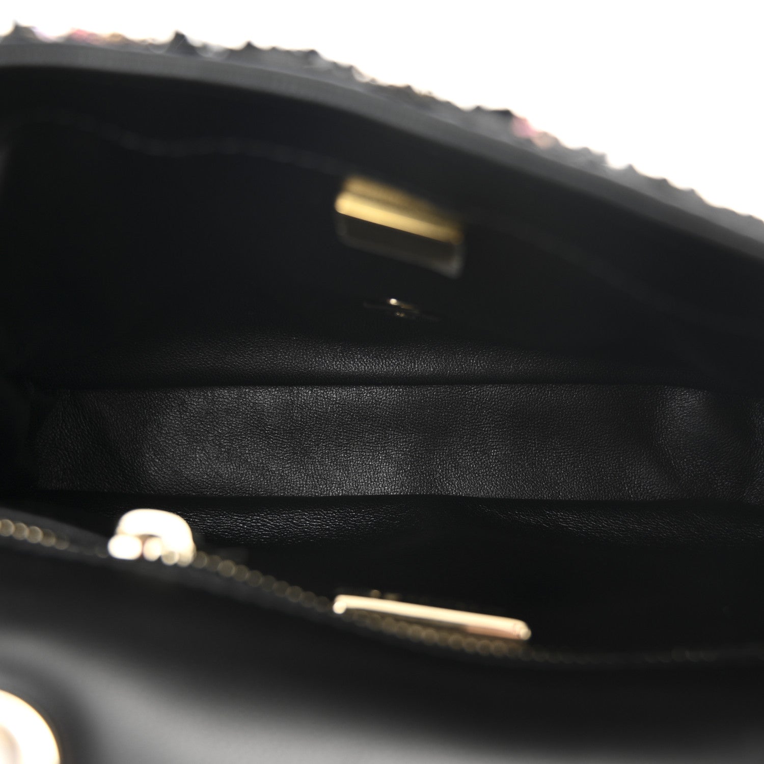 Chanel Sequin CC Small Single Flap Black Multicolor 5 of 10