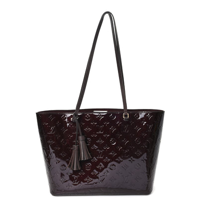 Louis Vuitton Vernis Long Beach MM  Amarante 1 of 10