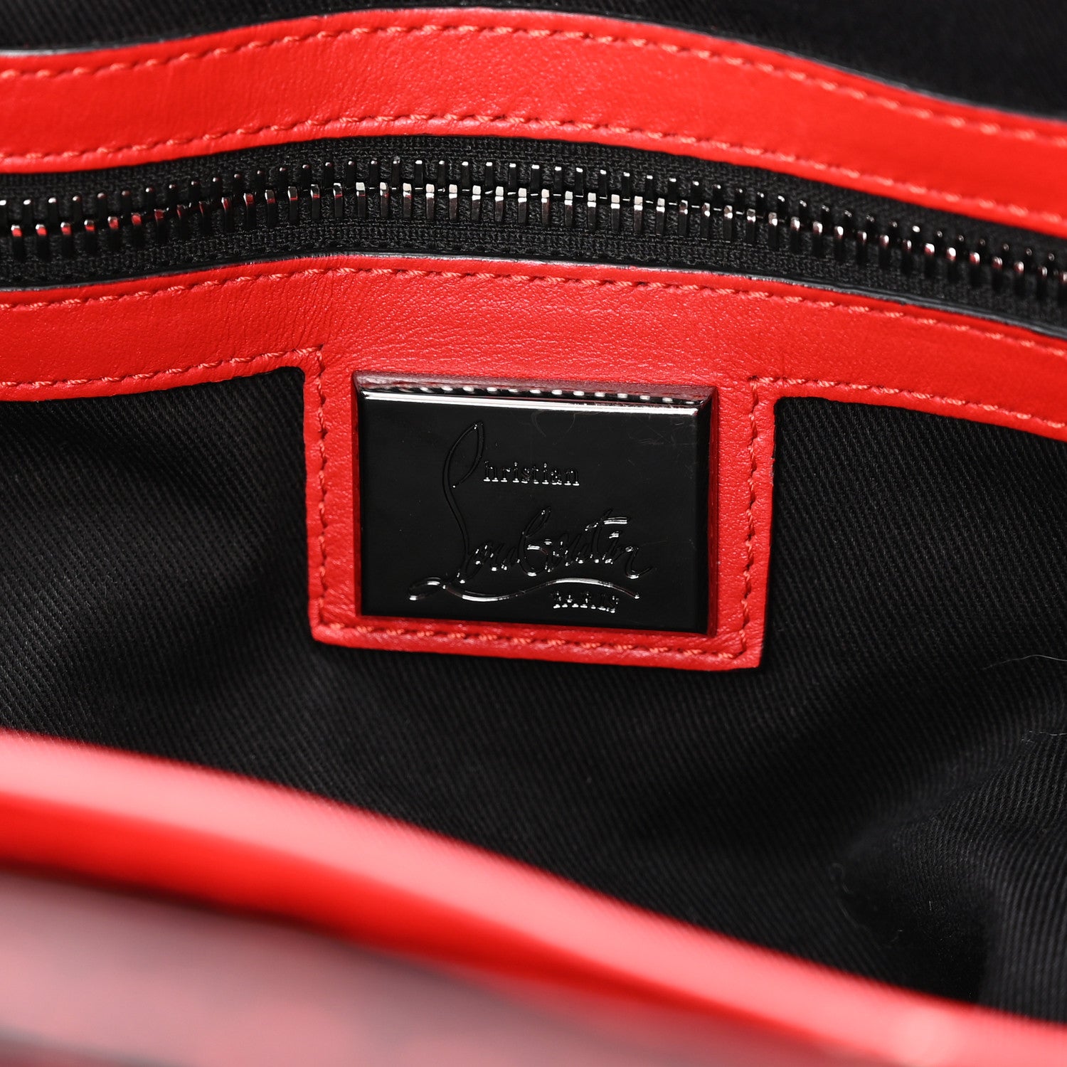 Christian Louboutin Calfskin Spiked Explorafunk Backpack Black 6 of 10