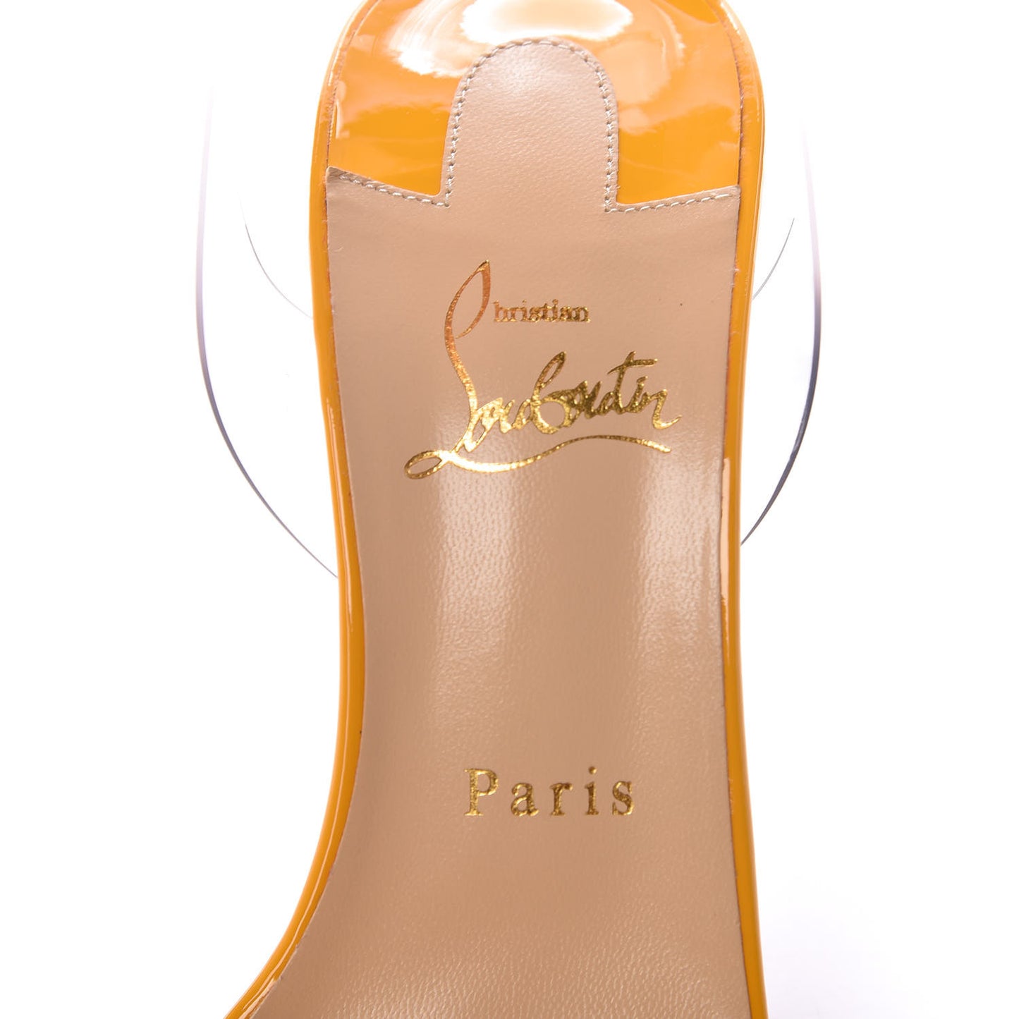 Patent PVC Jonatina 100 Sandals 40 Topaz Transparent