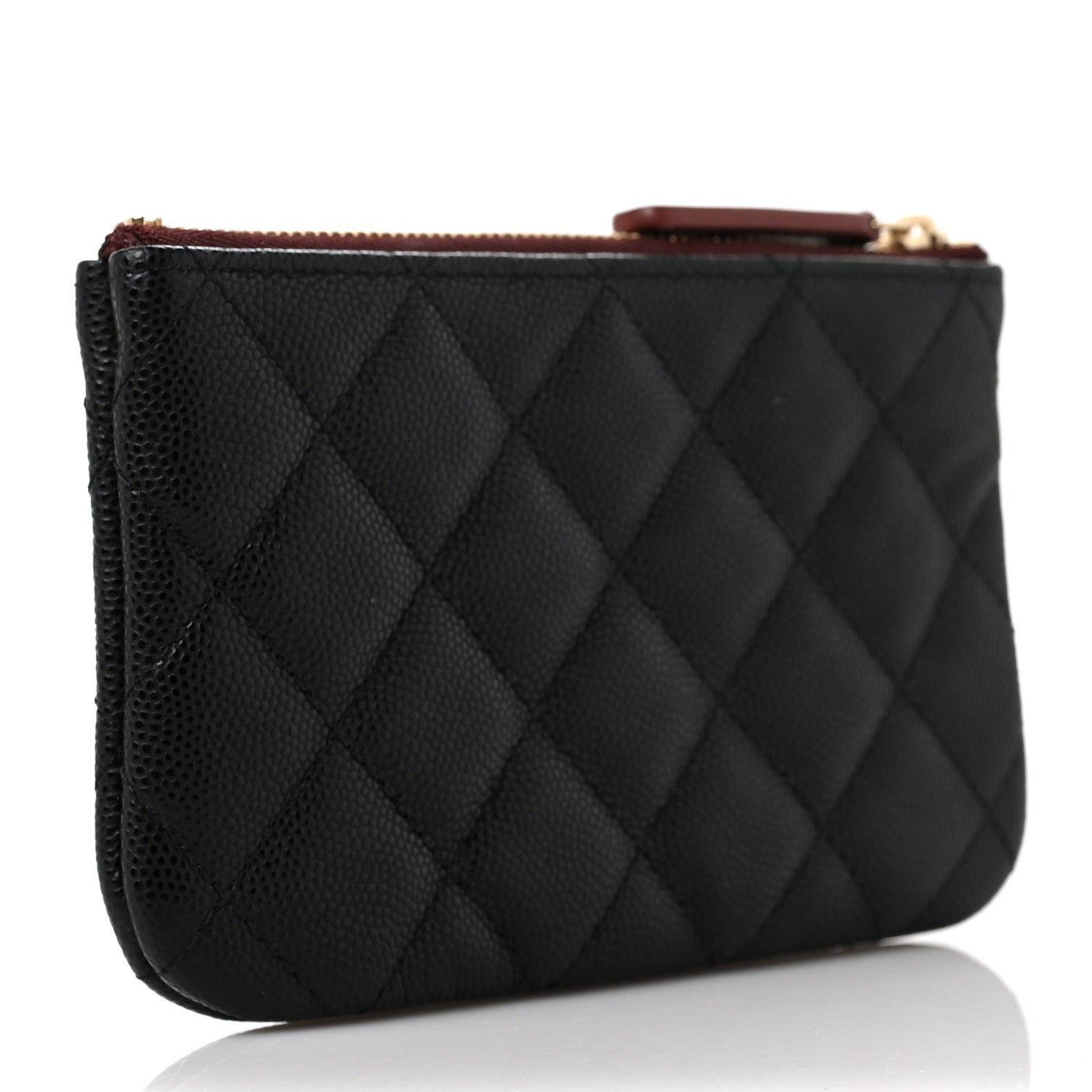 Chanel Caviar Quilted Small Cosmetic Case Black 3 of 10