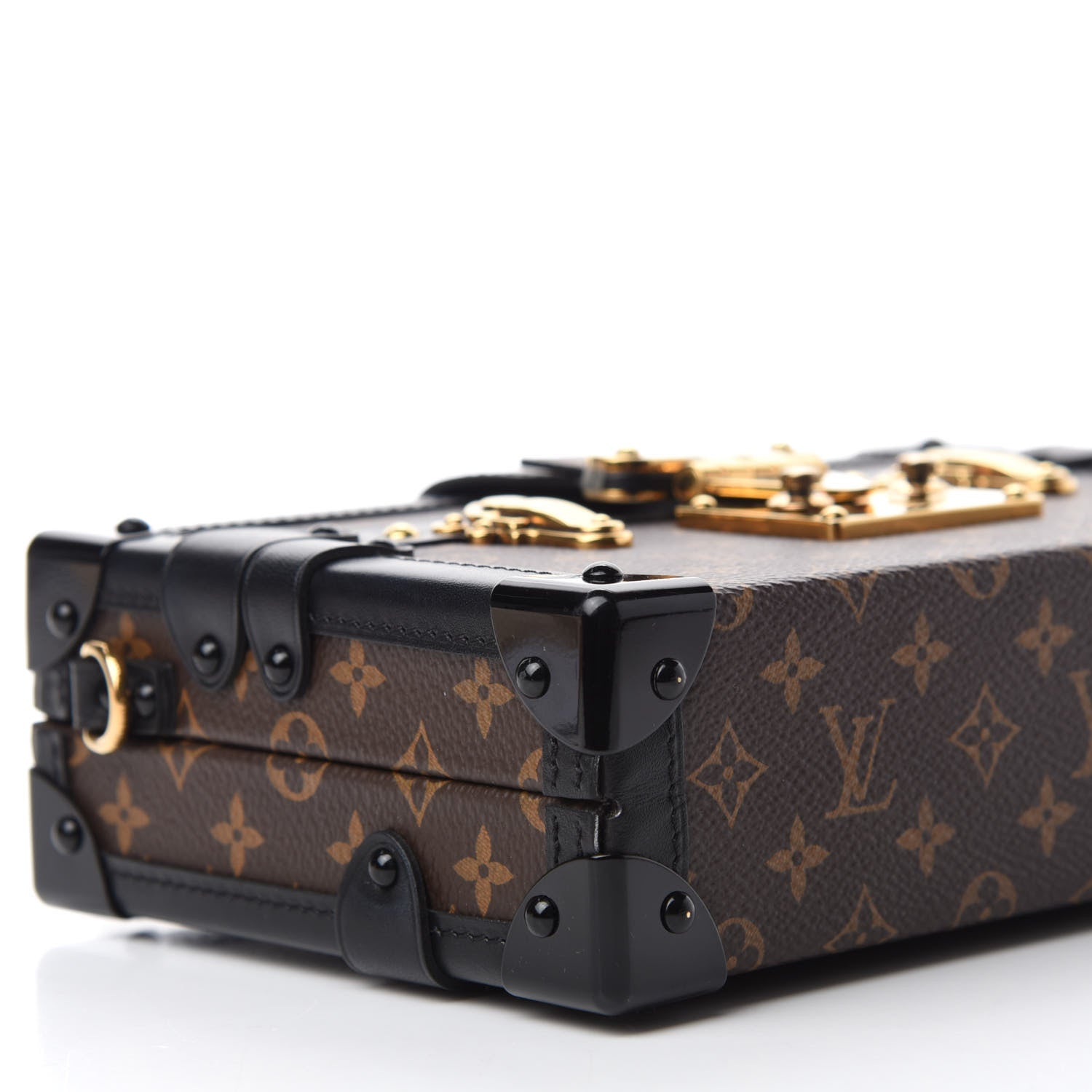 Louis Vuitton Monogram Petite Malle Black 6 of 10