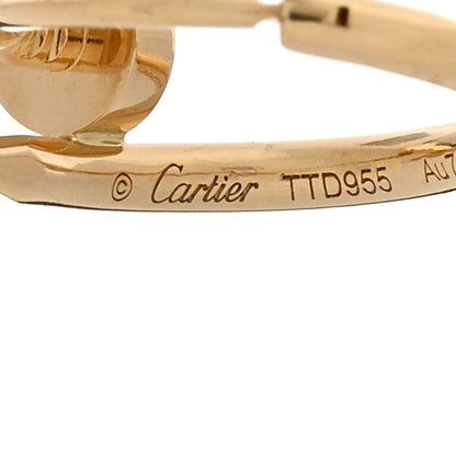 Cartier 18K Yellow Gold Juste Un Clou Single Hoop Earring 3 of 3