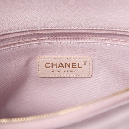 Chanel Caviar Quilted Small Coco Handle Flap Lilas Lilac 5 of 10