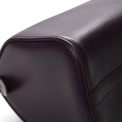 Louis Vuitton Epi Speedy 25 Cassis Purple 6 of 10