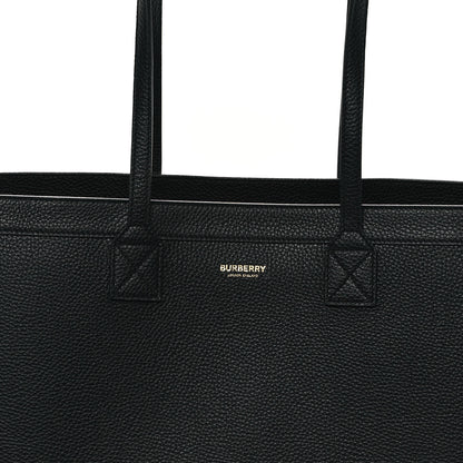Burberry Grainy Calfskin Medium London Tote Bag Black 9 of 11