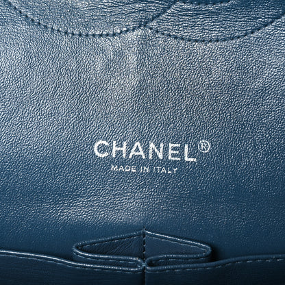 Chanel Lambskin Quilted Maxi Double Flap Blue 6 of 10