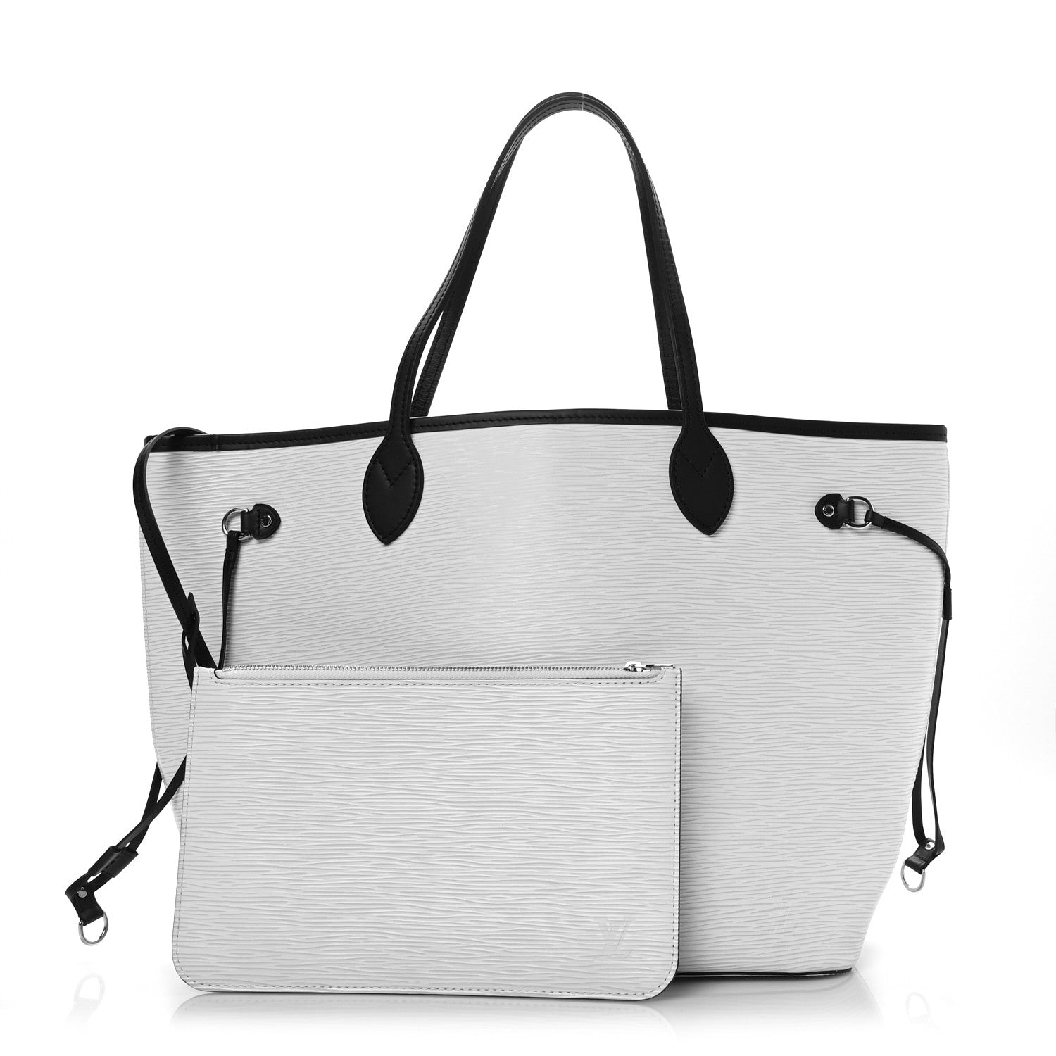 Louis Vuitton Epi Neverfull MM White 3 of 9