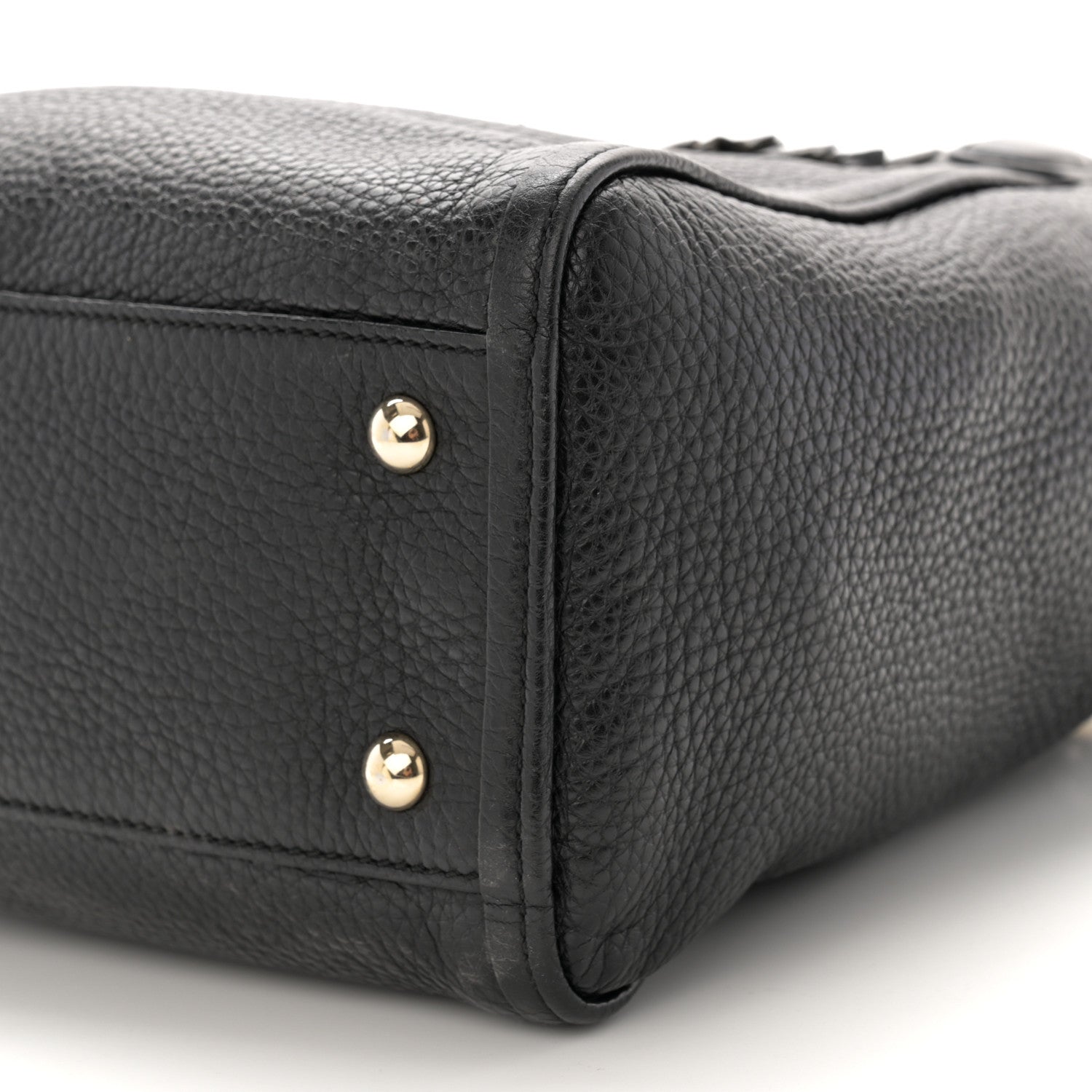Gucci Pebbled Calfskin Small Soho Shoulder Bag Black 10 of 10