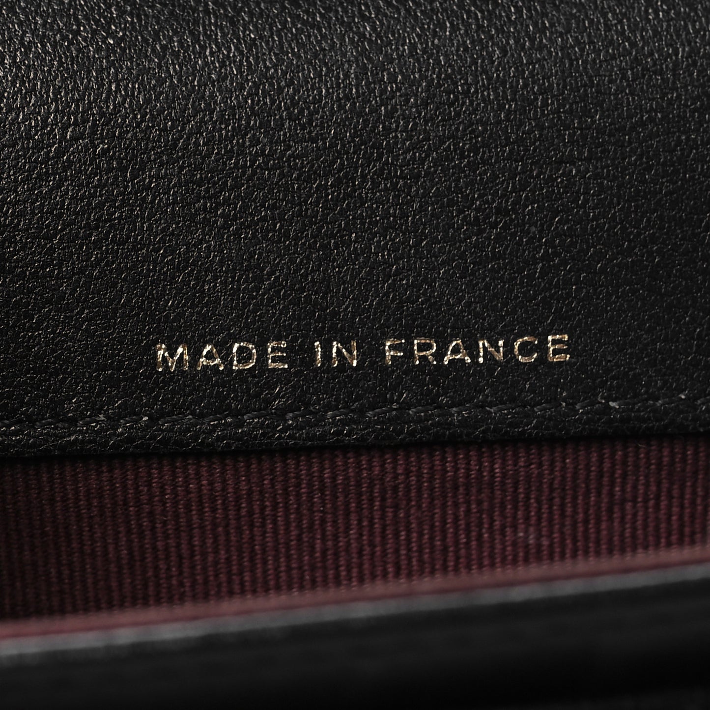 Lambskin Quilted Flap Card Holder Wallet Black