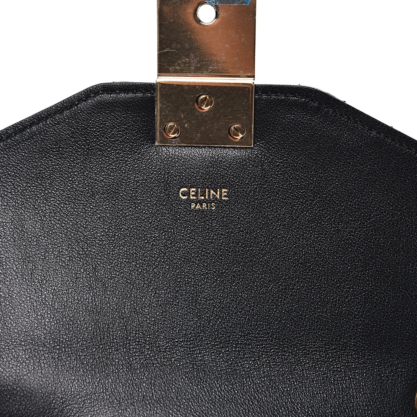 Calfskin Quilted Medium C Bag Nude Black