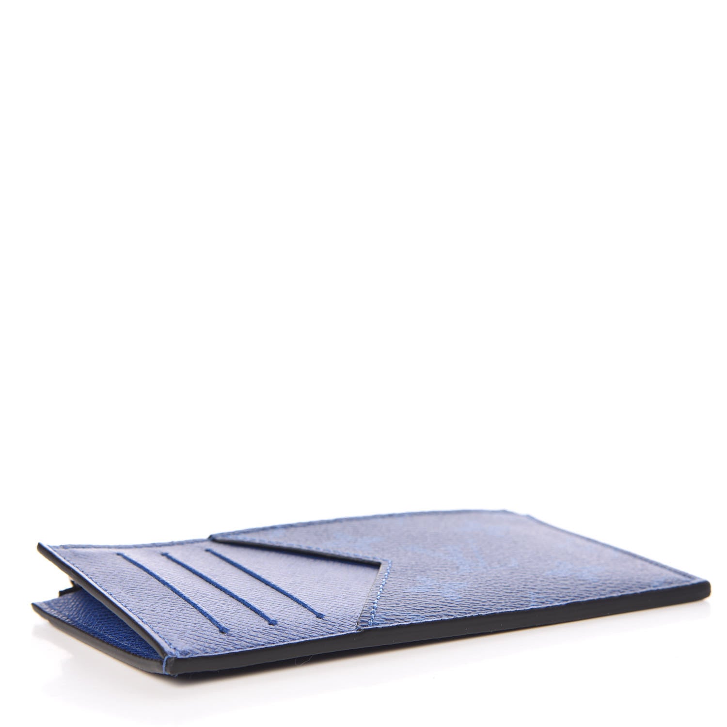 Louis Vuitton Monogram Taiga Coin Card Holder Cobalt 4 of 7
