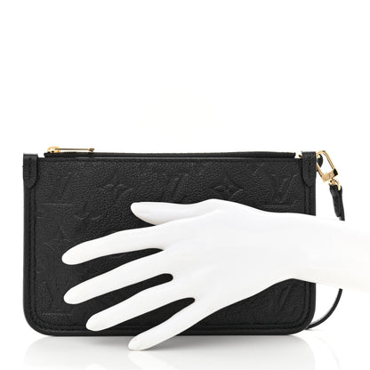 Louis Vuitton Empreinte Carryall PM Pochette Black 2 of 8