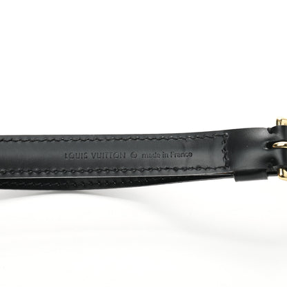 Louis Vuitton Calfskin 16mm Adjustable Shoulder Strap Black 3 of 4