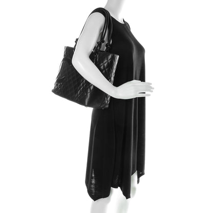 Chanel Calfskin Quilted Large Cambon Tote Black 2 of 9