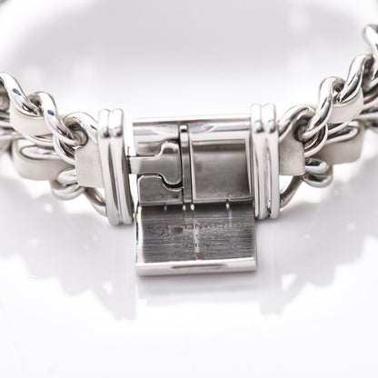 Chanel Stainless Steel Lambskin Mother of Pearl 20mm Chain Premiere Quartz Watch White M 5 of 7
